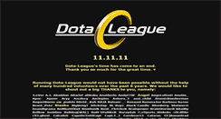 Desktop Screenshot of dota-league.com